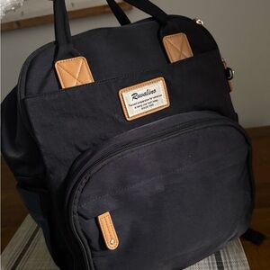 Black and Tan RUVALINO Diaper Bag